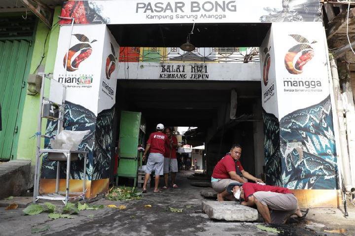 Wisata ke Pecinan Kya-kya Surabaya Nanti Bisa Sekalian Belanja Malam di Pasar Bong