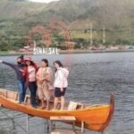 Keceriaan pengunjung di objek wisata Pantai Sinalsal Tongging Kabupaten Karo 150x150 1