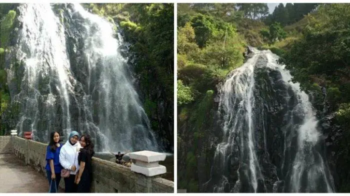 air terjun efrata di kawasan danau toba